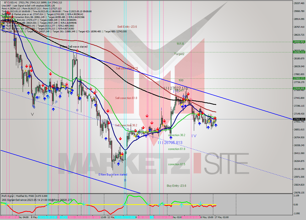 BTCUSD H1 Signal