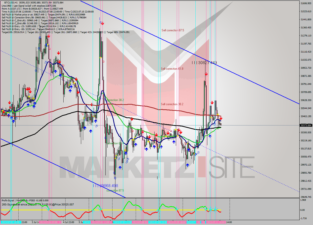 BTCUSD H1 Signal