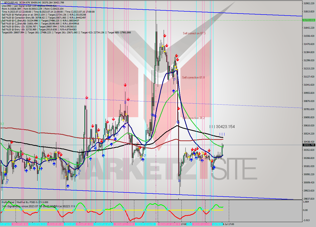 BTCUSD H1 Signal