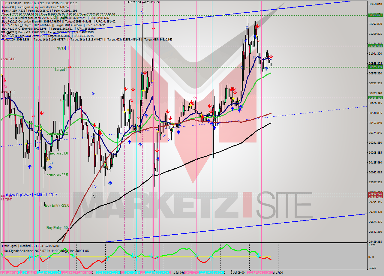 BTCUSD H1 Analysis BTCUSD H1 Signal