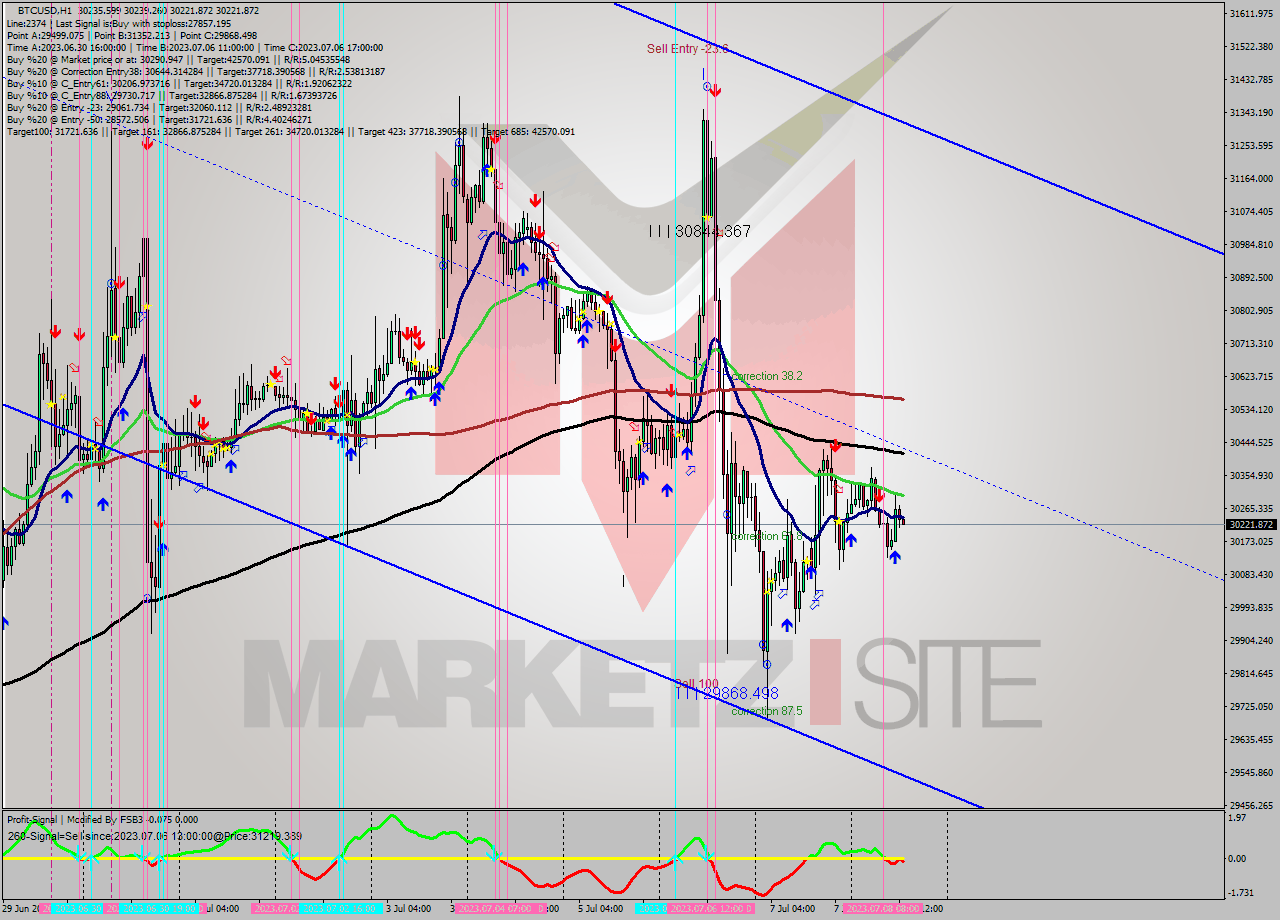 BTCUSD H1 Analysis BTCUSD H1 Signal