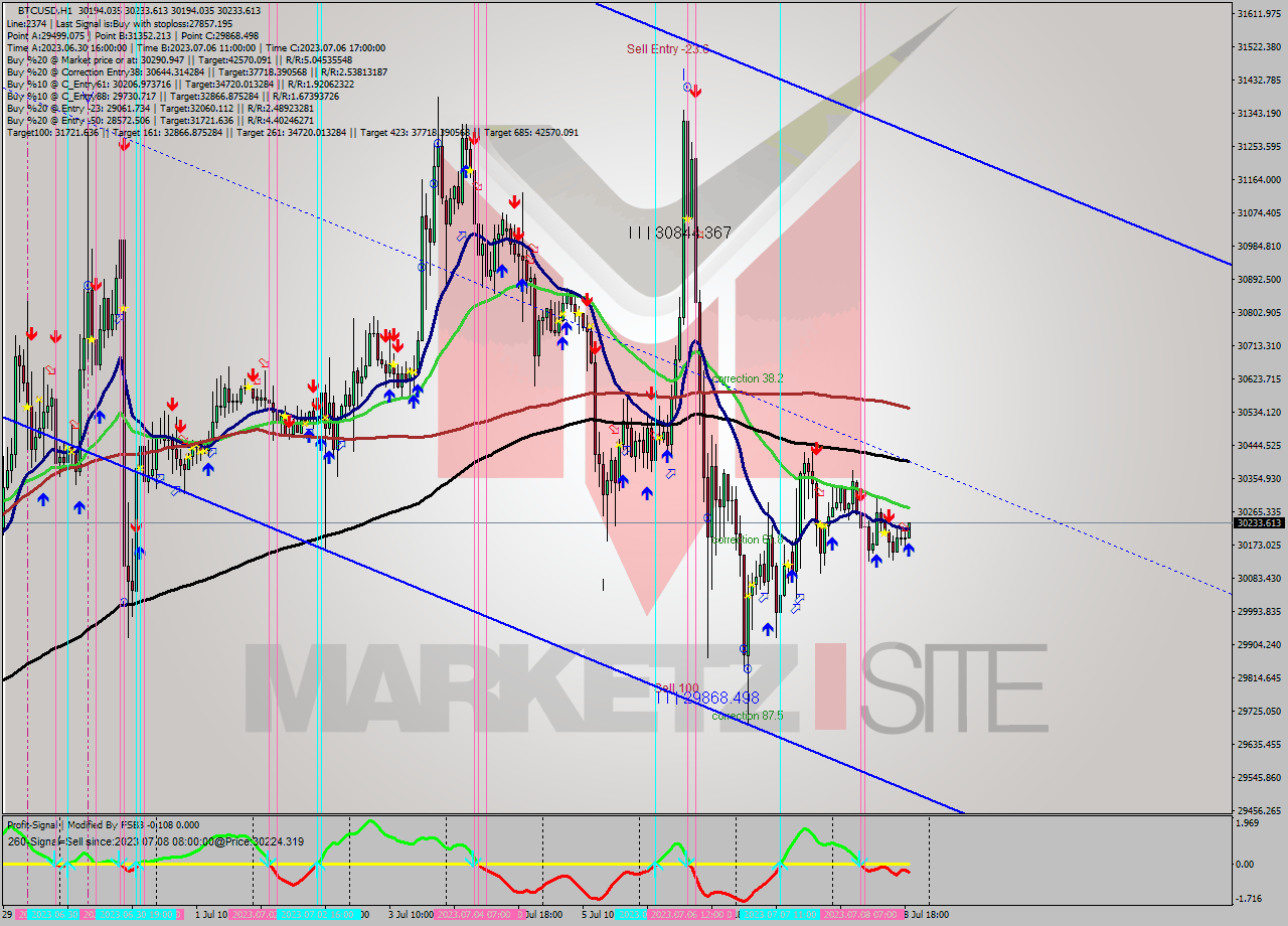 BTCUSD H1 Analysis BTCUSD H1 Signal