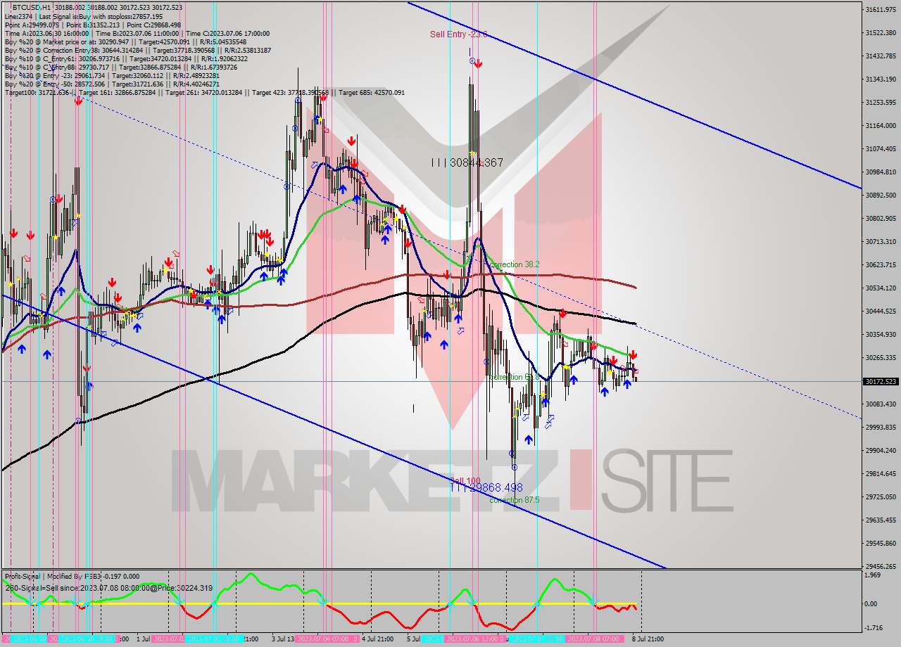 BTCUSD H1 Analysis BTCUSD H1 Signal