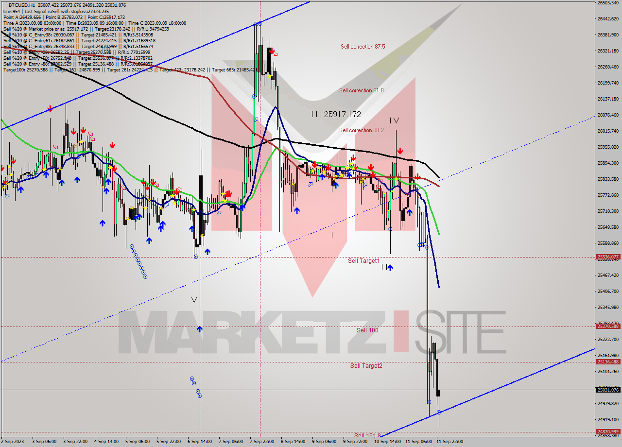 BTCUSD H1 Signal