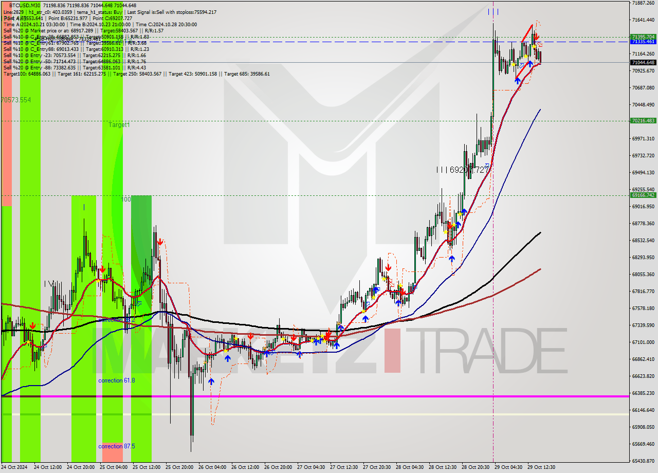 BTCUSD M30 Signal