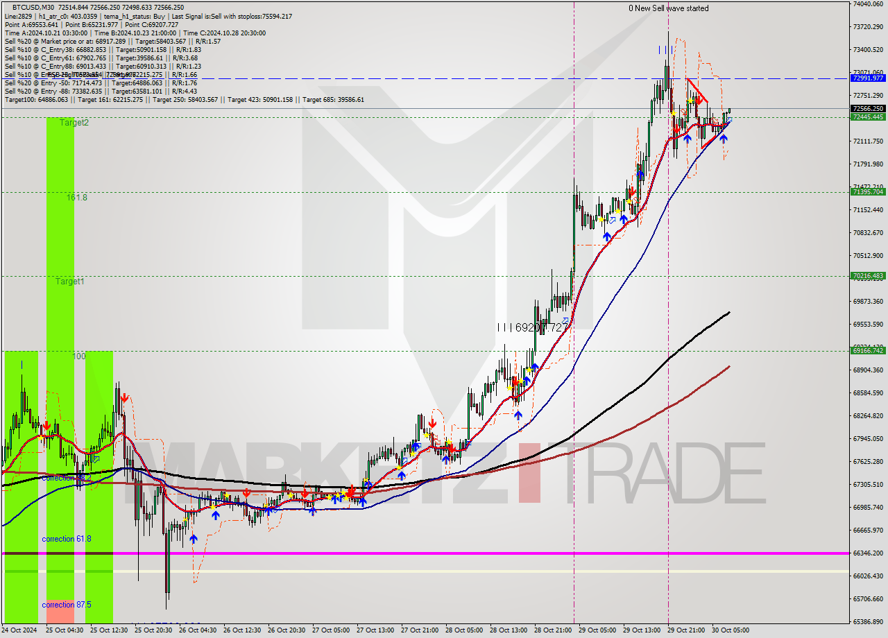 BTCUSD M30 Signal