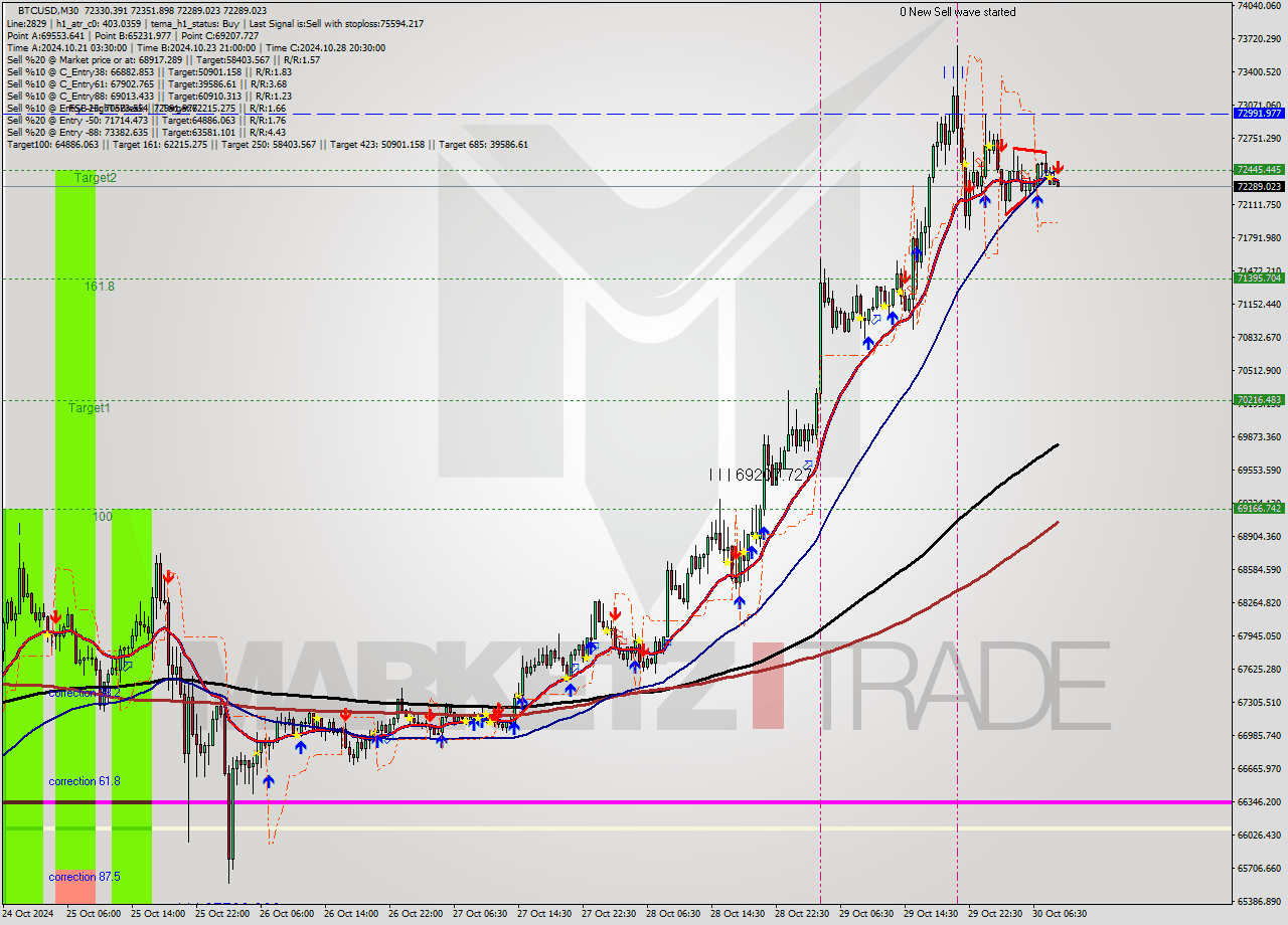 BTCUSD M30 Signal