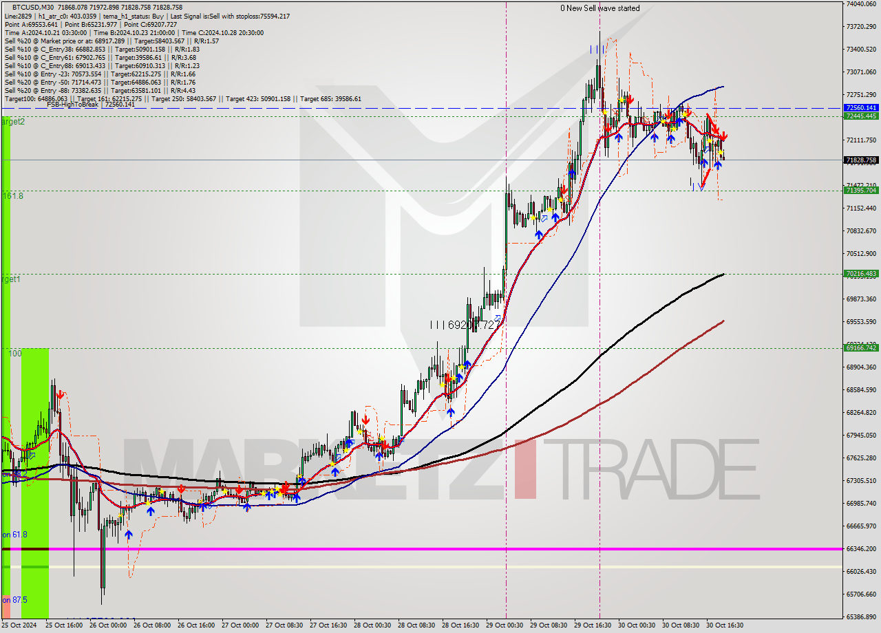 BTCUSD M30 Signal