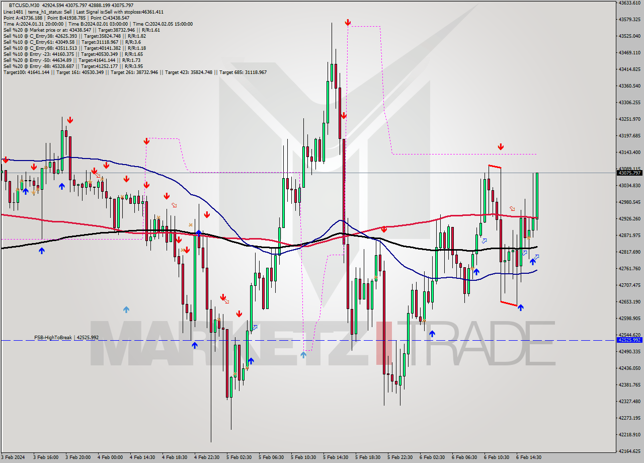 BTCUSD M30 Signal