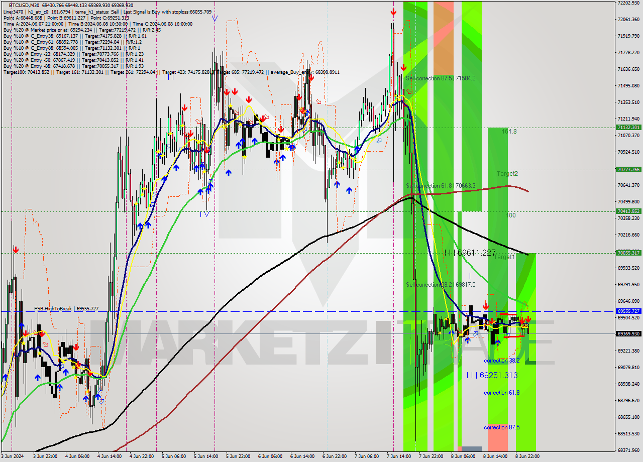 BTCUSD M30 Signal