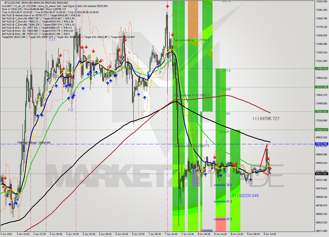 BTCUSD M30 Signal