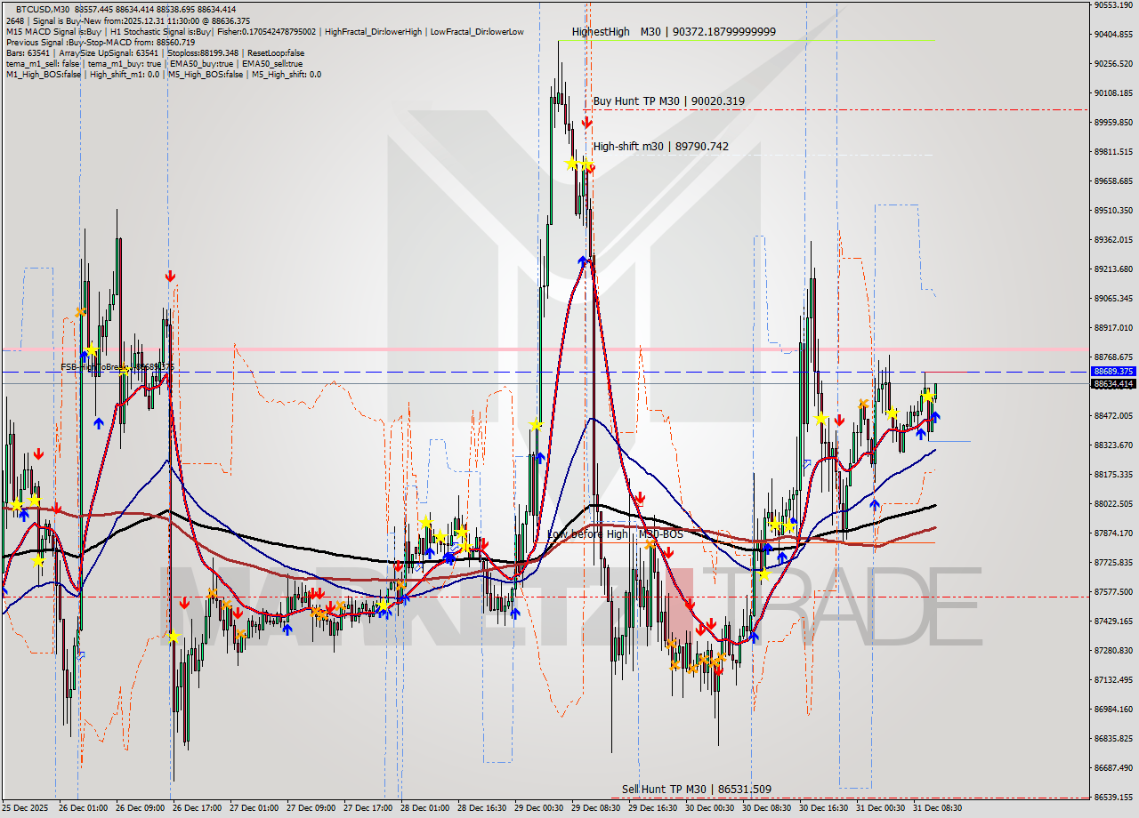 BTCUSD M30 Signal