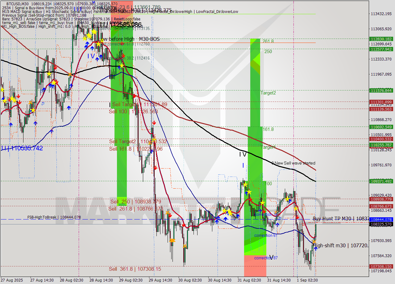 BTCUSD M30 Analysis BTCUSD M30 Signal