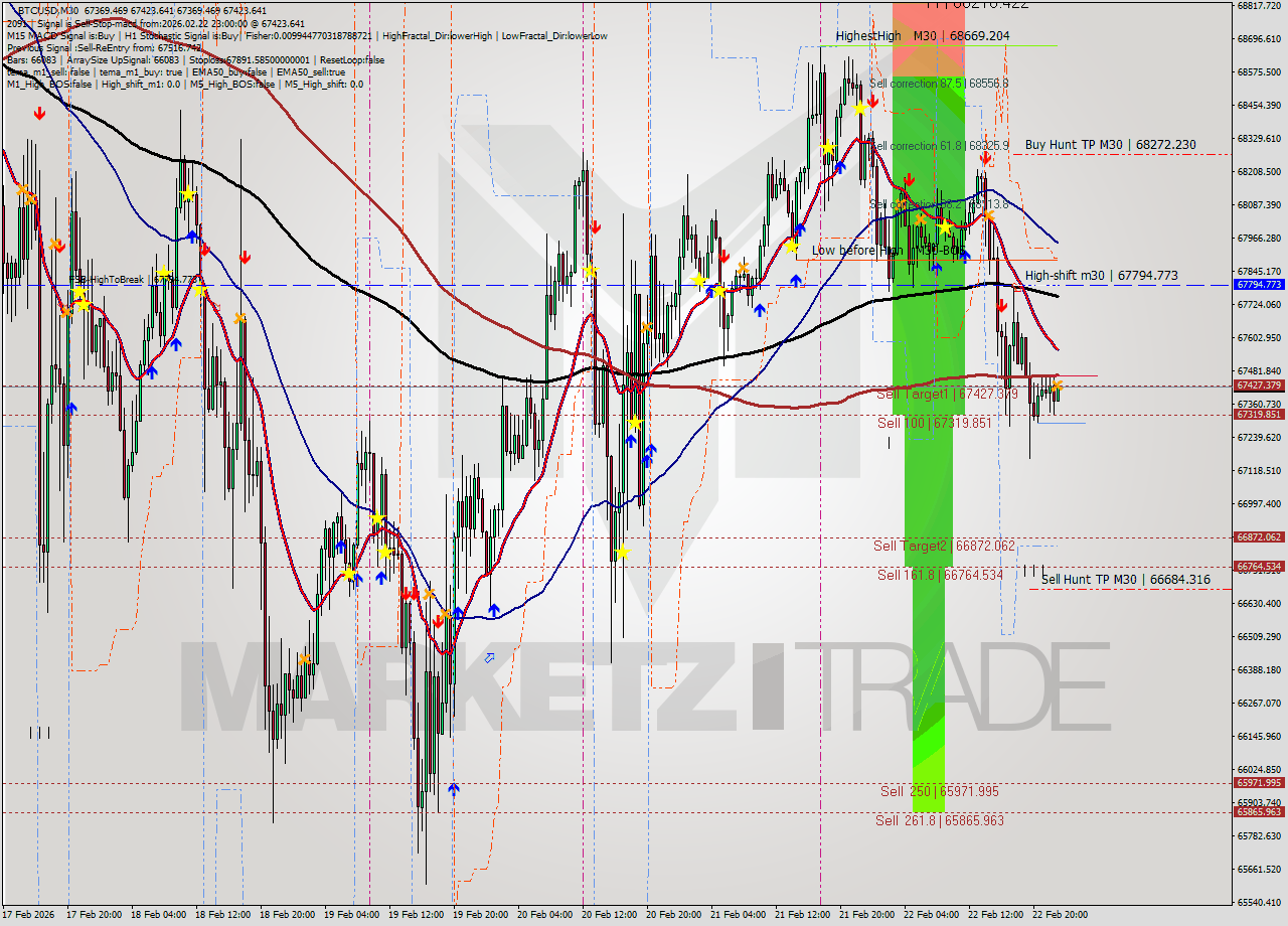 BTCUSD M30 Analysis BTCUSD M30 Signal