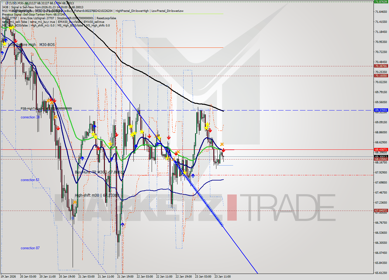 LTCUSD M30 Analysis LTCUSD M30 Signal