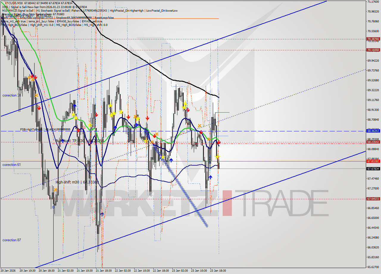 LTCUSD M30 Analysis LTCUSD M30 Signal